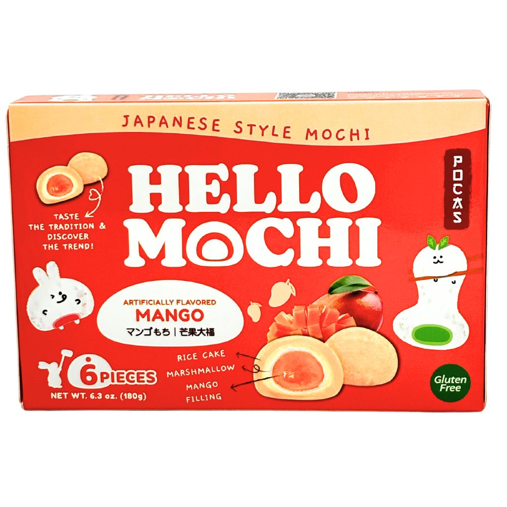 Hello Mochi Mango - 6.3oz | Candy Funhouse – Candy Funhouse CA