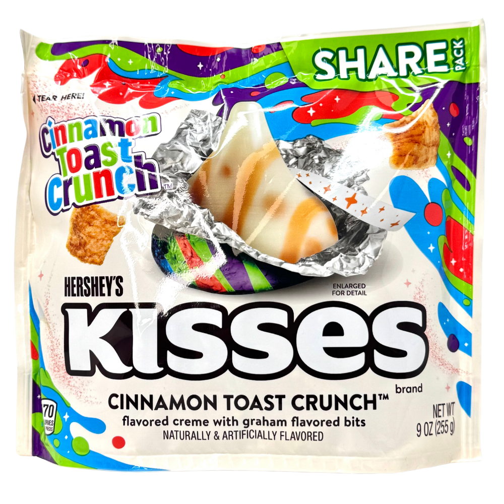 Hershey's Kisses Cinnamon Toast Crunch Share Pack | Candy Funhouse