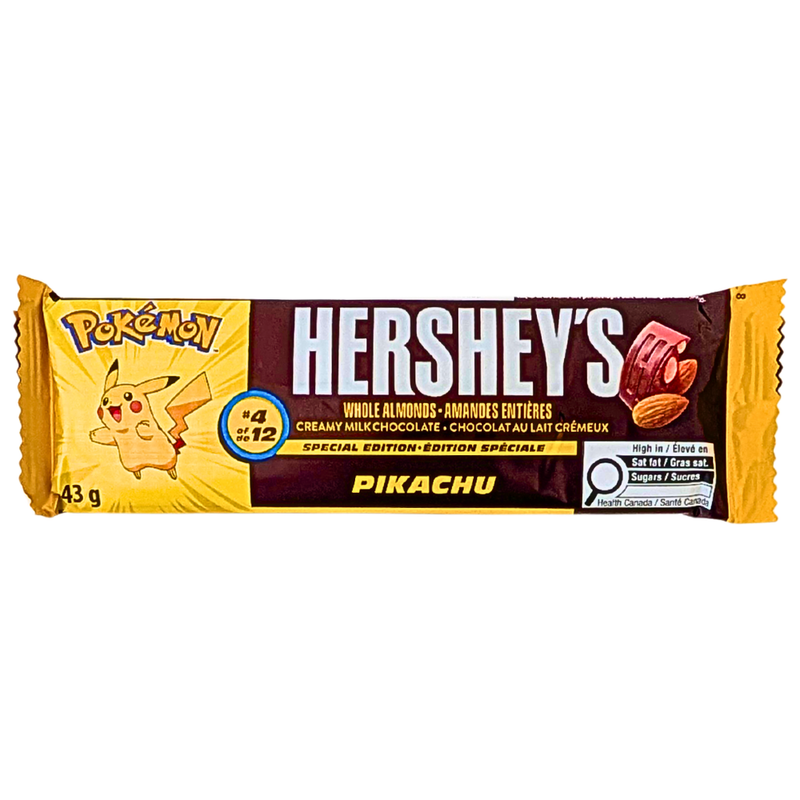 Hershey's Milk Chocolate with Almonds Pokemon - 43g