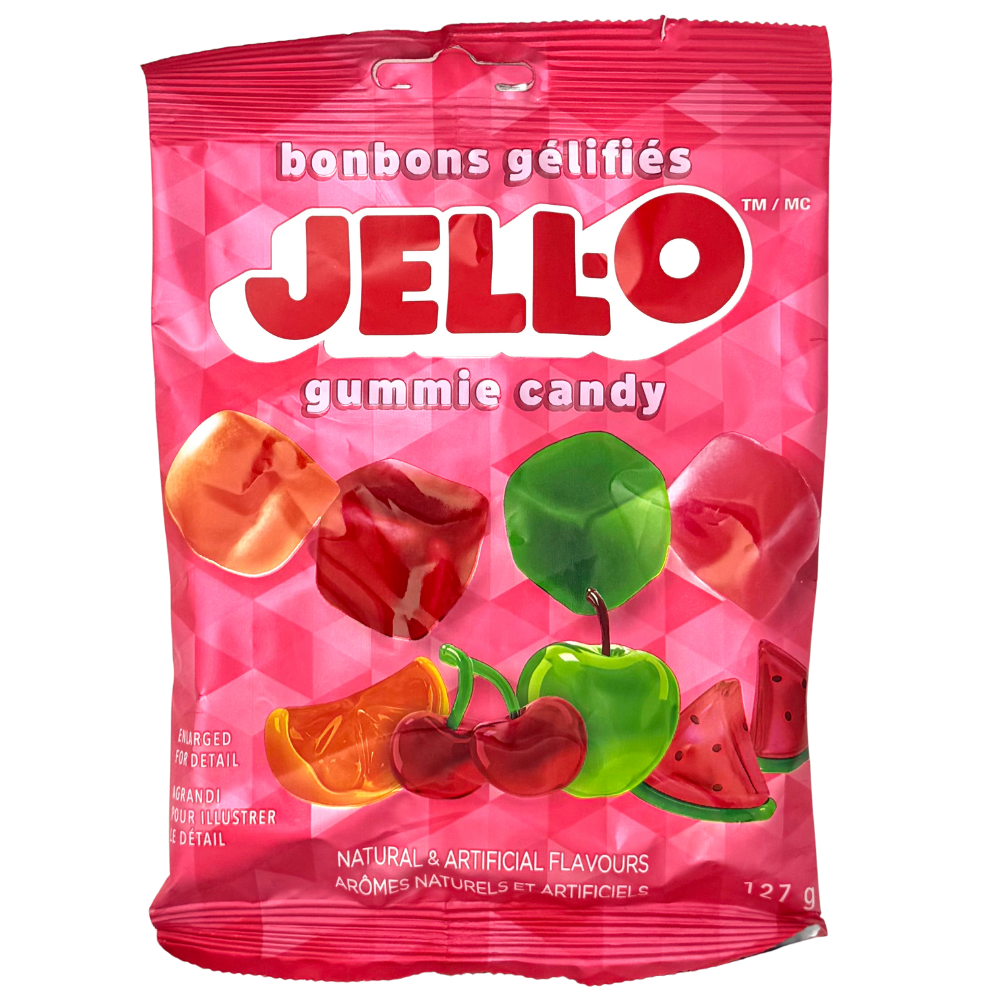 JELL-O Gummie Cubes- 127g | Candy Funhouse – Candy Funhouse CA