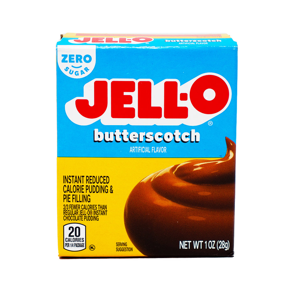 Jell-O Instant Pudding Sugar Free Butterscotch - 1oz