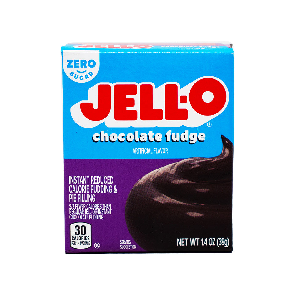 Jell-O Instant Pudding Sugar Free Chocolate Fudge - 1oz