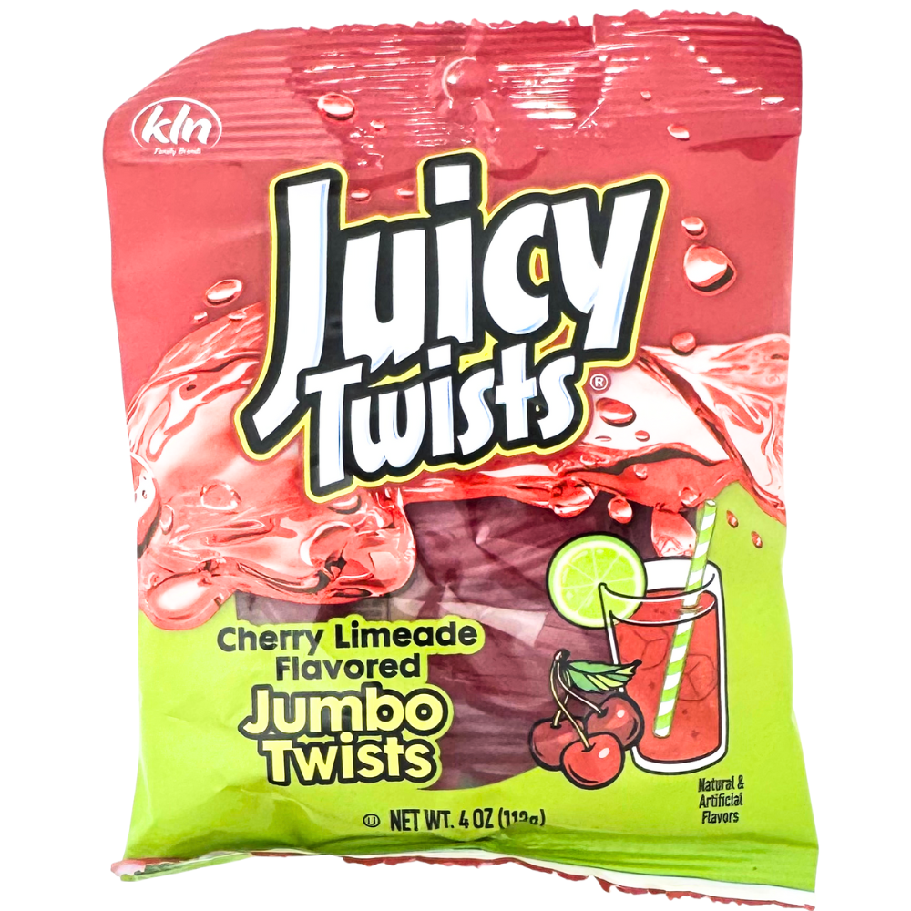 juicy Juicy Twists Cherry Limeade - 4oz | Candy Funhouse – Candy Funhouse CA
