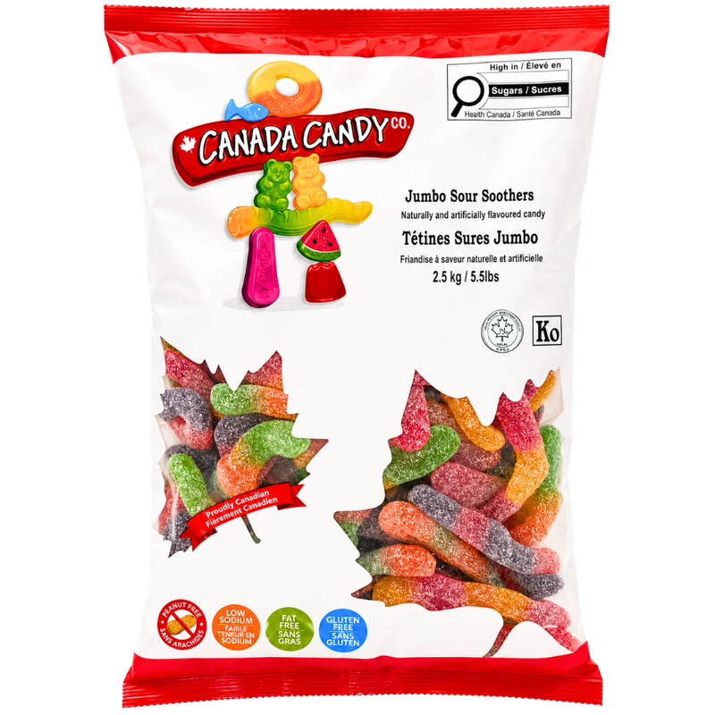 CCC Jumbo Sour Soothers Candy - 2.5kg