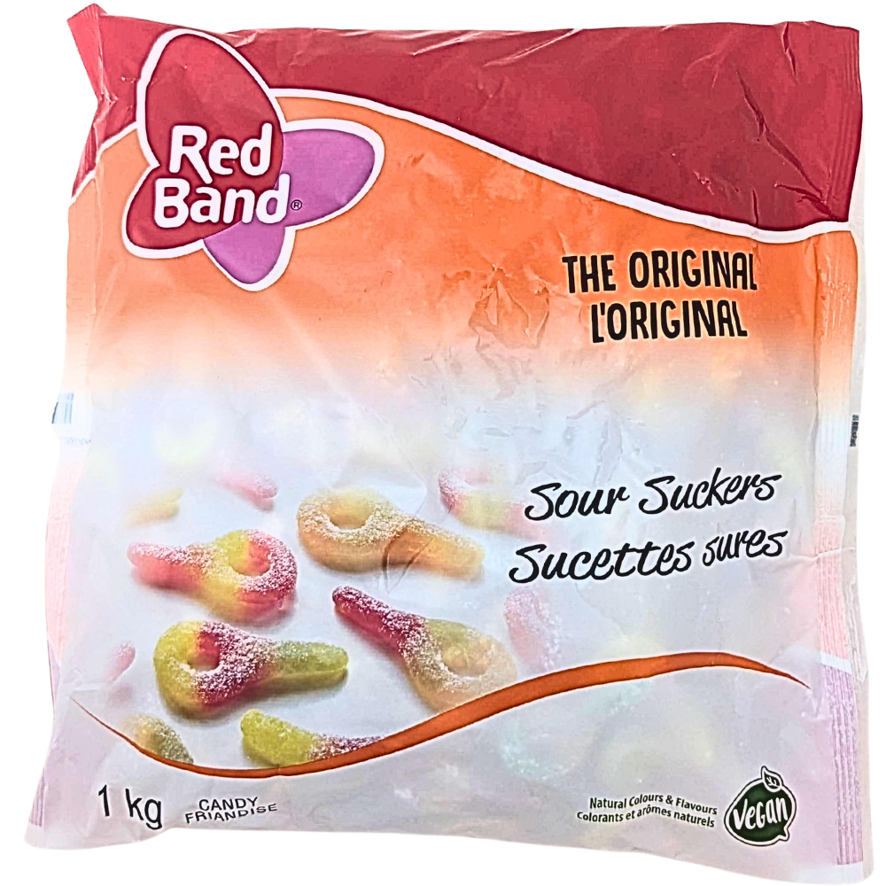 Koala Red Band Sour Suckers Gummy Candy - 1 kg | Candy Funhouse