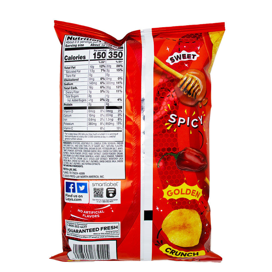 Lay's Sweet & Spicy Honey - 64g  Nutrition Facts Ingredients