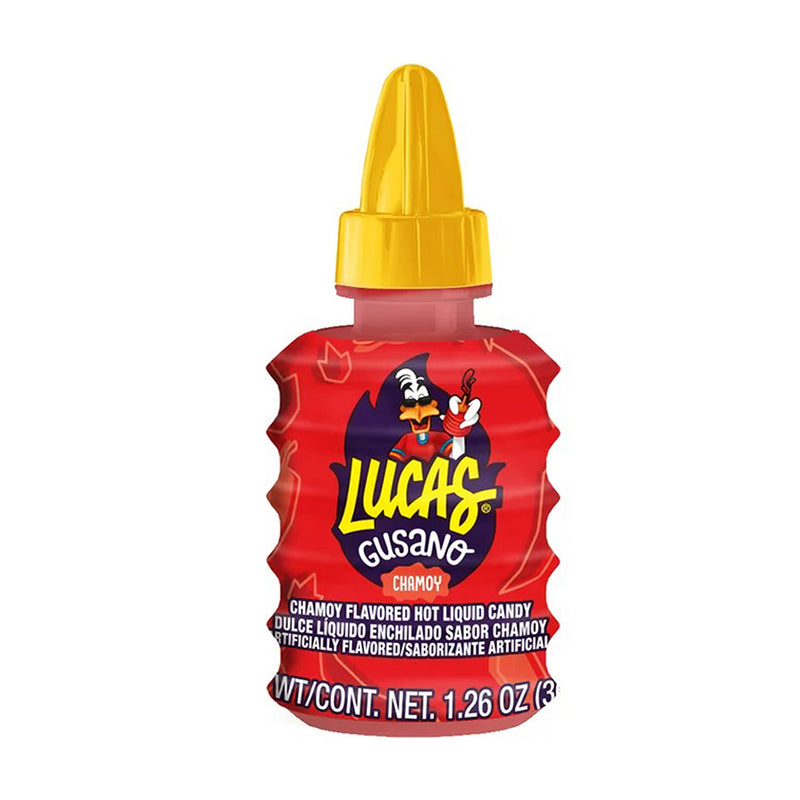 Lucas Gusano Chamoy Piece - 1.26oz - Chamoy - Chamoy Sauce - Lucas Gusano - Spicy Candy - Chamoy Sauce