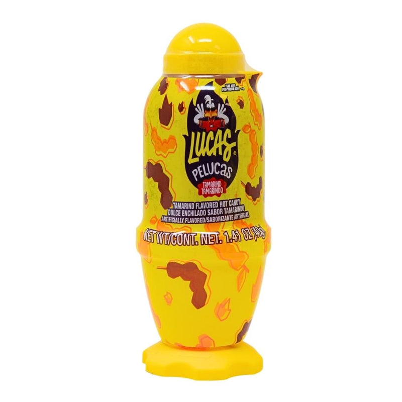 Lucas Pelucas Tamarind Squeeze Candy - 40g - Mexican Candy - Spicy Candy - Lollipop