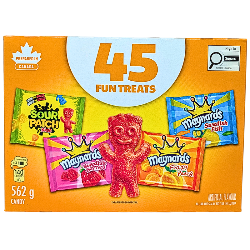 Maynards Assorted Fun Treats - 45ct