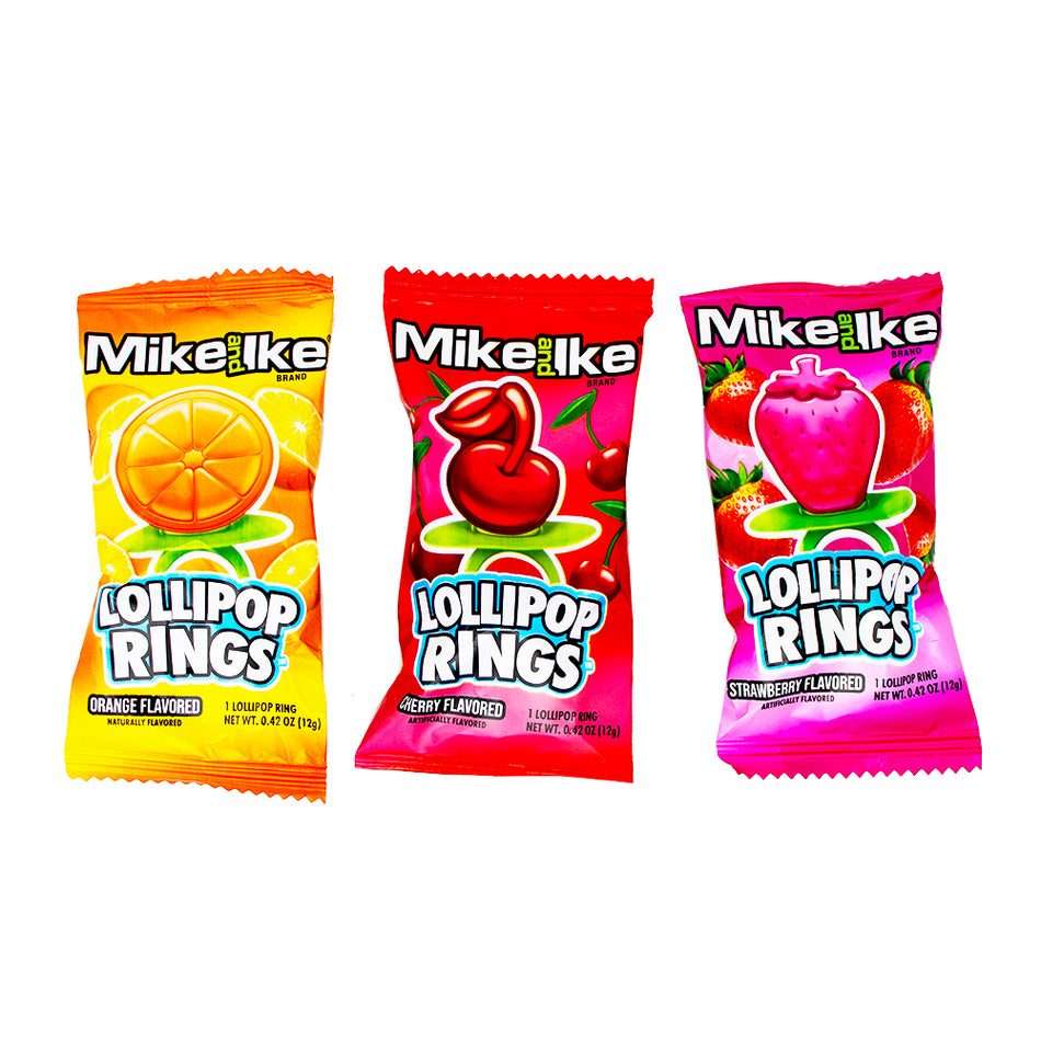Mike and Ike Lollipop Rings - 12g