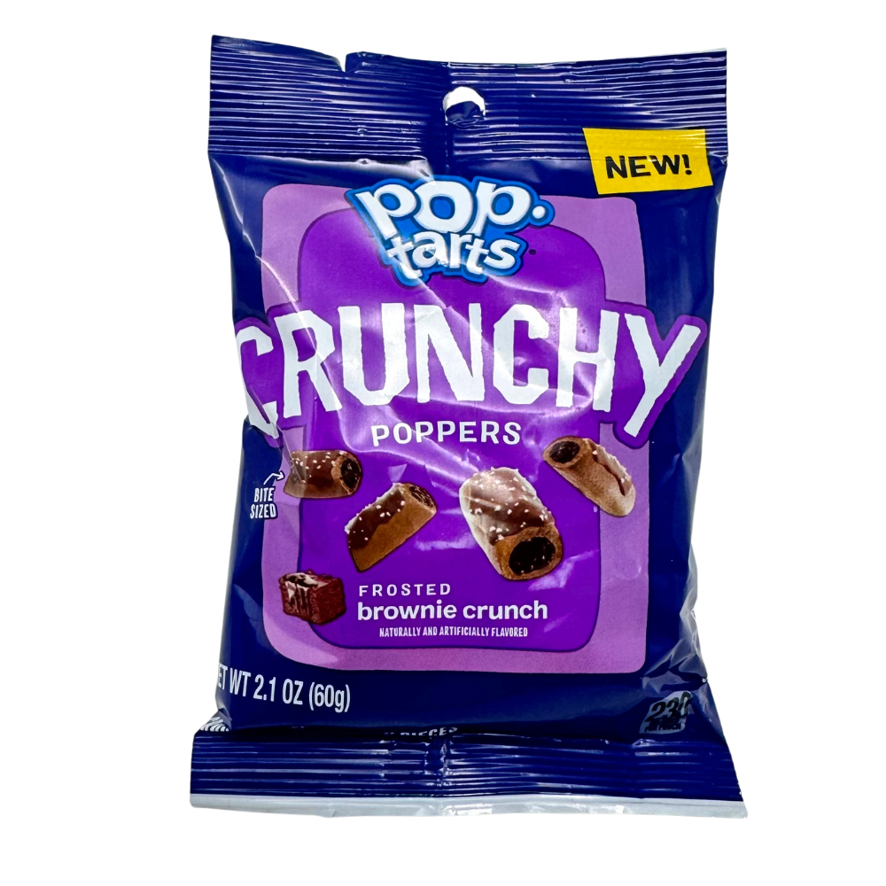 Pop Tarts Crunchy Poppers Frosted Brownie 60g Candy Funhouse