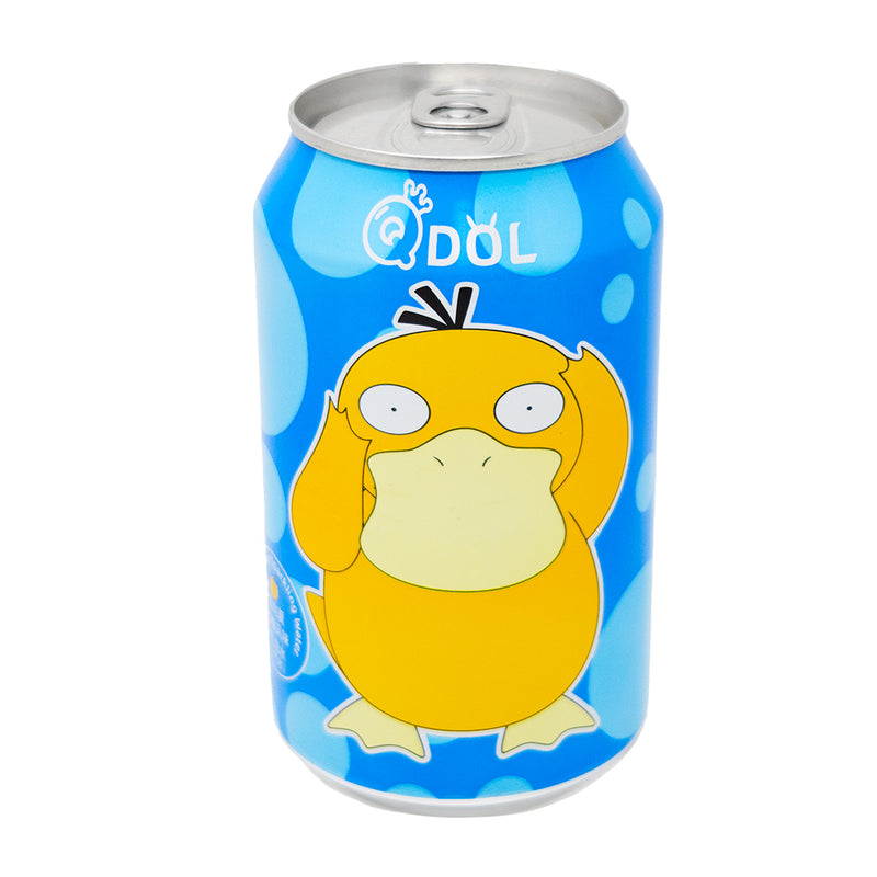 Qdol Pokemon Pikachu Sparkling Drink Blue Citrus (China) - 330mL