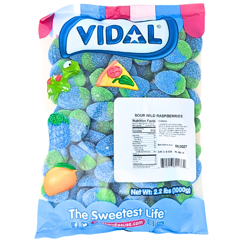 Vidal Sour Wild Raspberries - 1kg