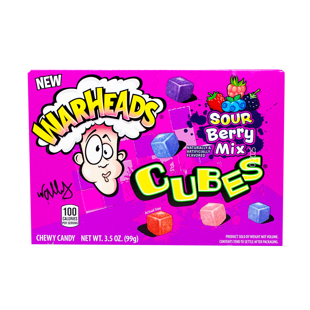 Warheads Theater Box Berry Cubes - 99g