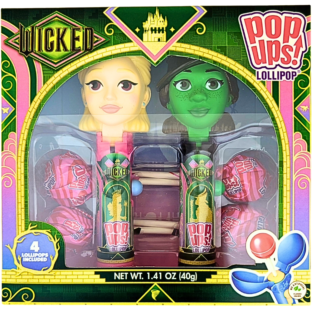 Wicked Pop Ups Lollipops - 40g | Candy Funhouse – Candy Funhouse CA