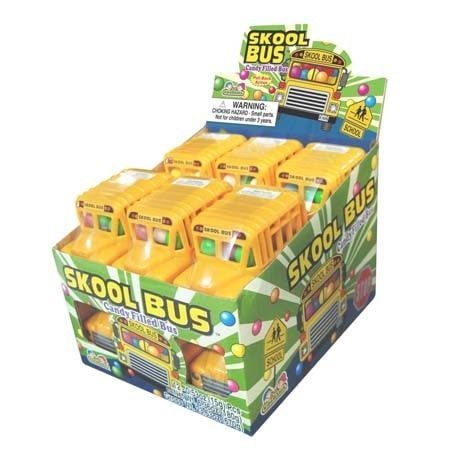 Skool Bus Filled With Candy - Skool Bus Filled With Candy - Novelty Candy