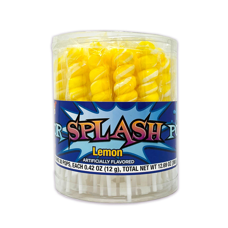 Alberts Colour Splash Lollipops Lemon