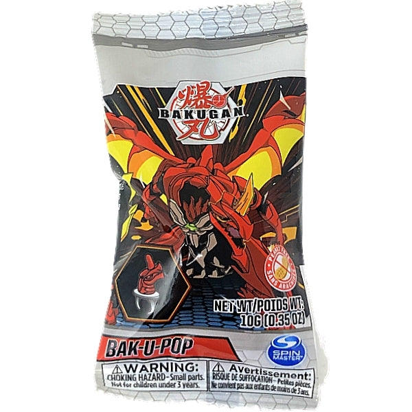 Bak-U-Pop Ring Lollipop - 10g bakugan candy