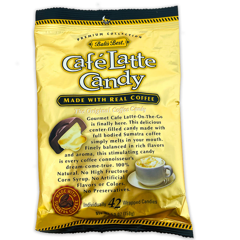 Balis Best Cafe Latte Candy Fusion Gourmet 0.15kg - 2000s Balis Era_2000s Hard Candy Peg Bag