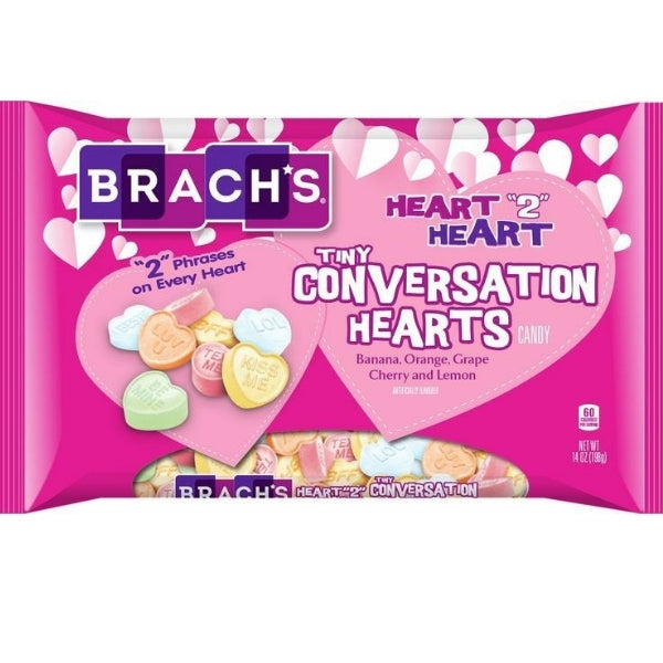 Brach's Tiny Conversation Hearts Friendship Exchange Valentine Candy, 10 ct  - Ralphs