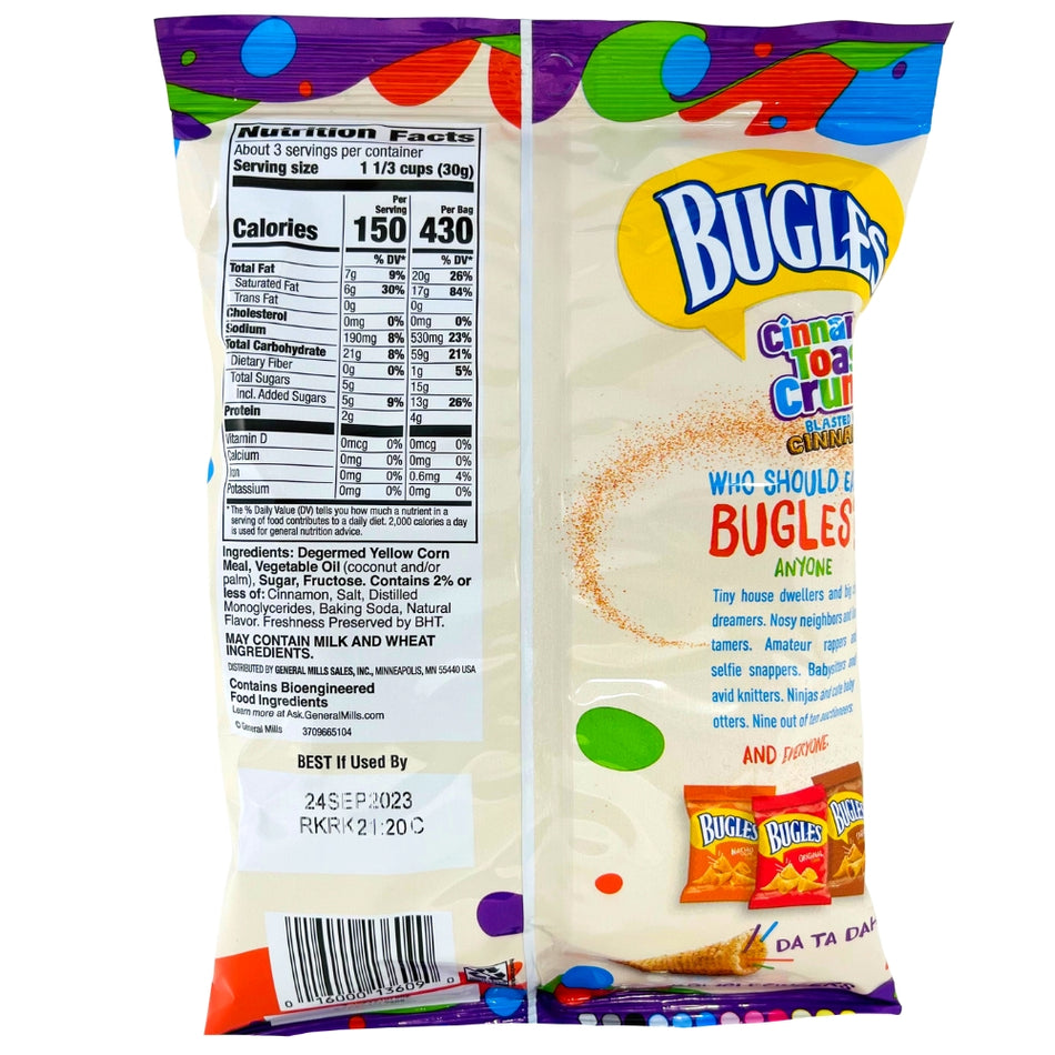 Bugles Cinnamon Toast Crunch - Bugles - Bugles Chips - Savoury Snack