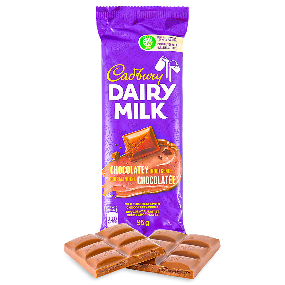 Cadbury Dairy Milk Chocolatey Indulgence Chocolate Bars 95g Cadbury Canada