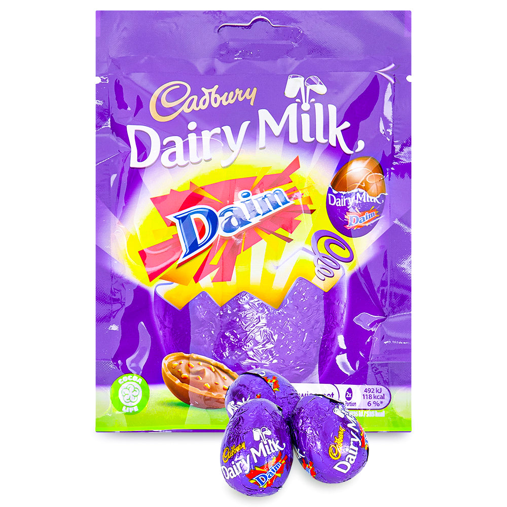 Cadbury Dairy Milk Daim Mini Eggs 77g Candy Funhouse Candy Funhouse CA