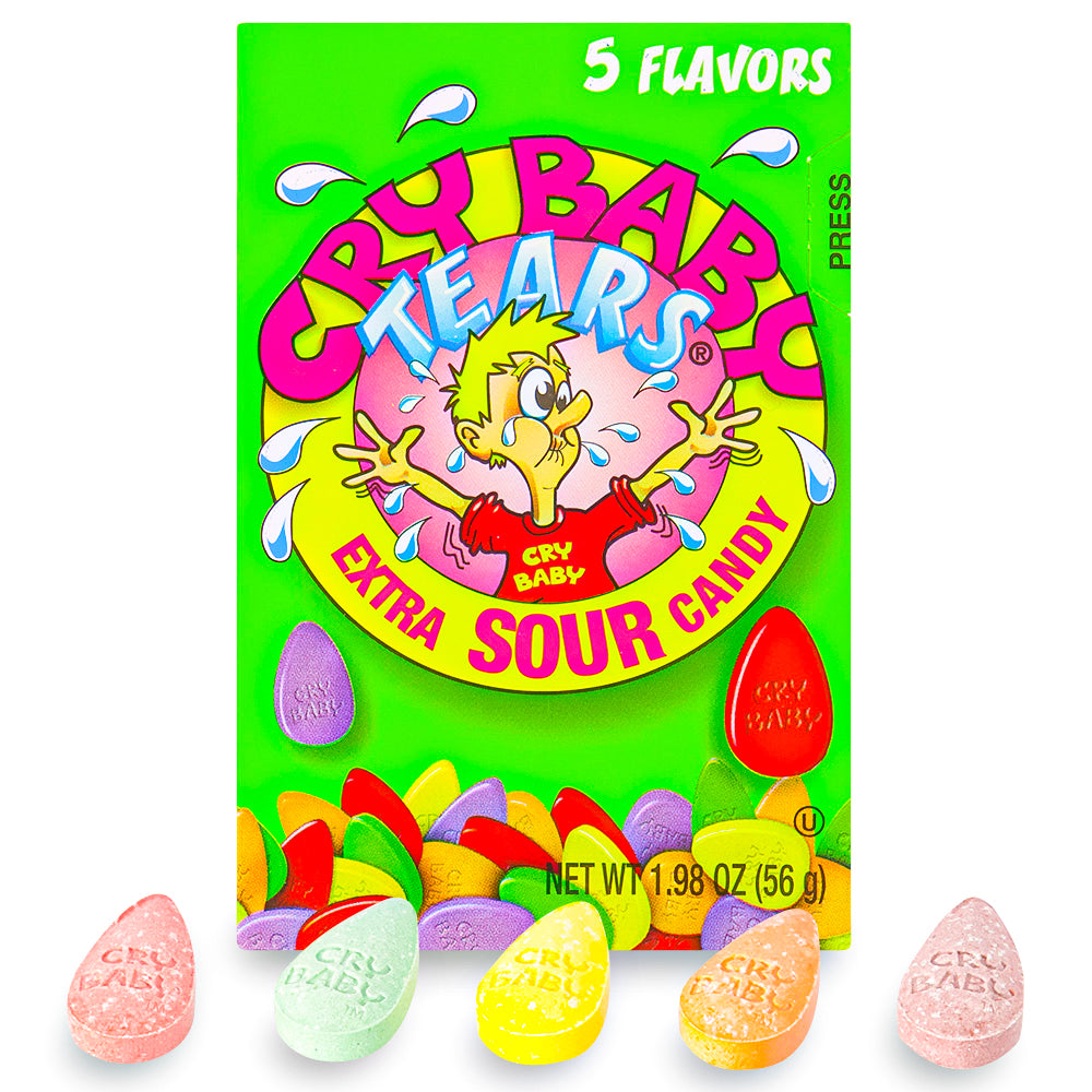Cry Baby Tears Sour Candy  Retro Candies – Candy Funhouse CA