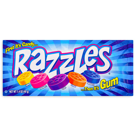 Razzles Candy 1.4 oz. Front