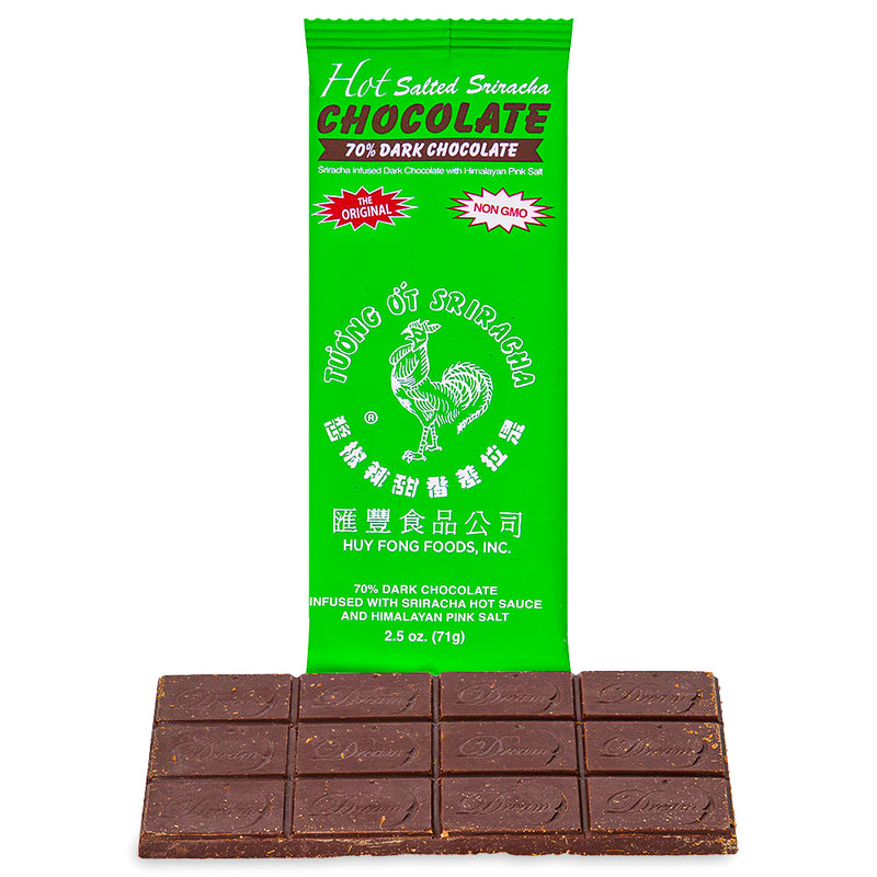 Hot Salted Sriracha Dark Chocolate 70%