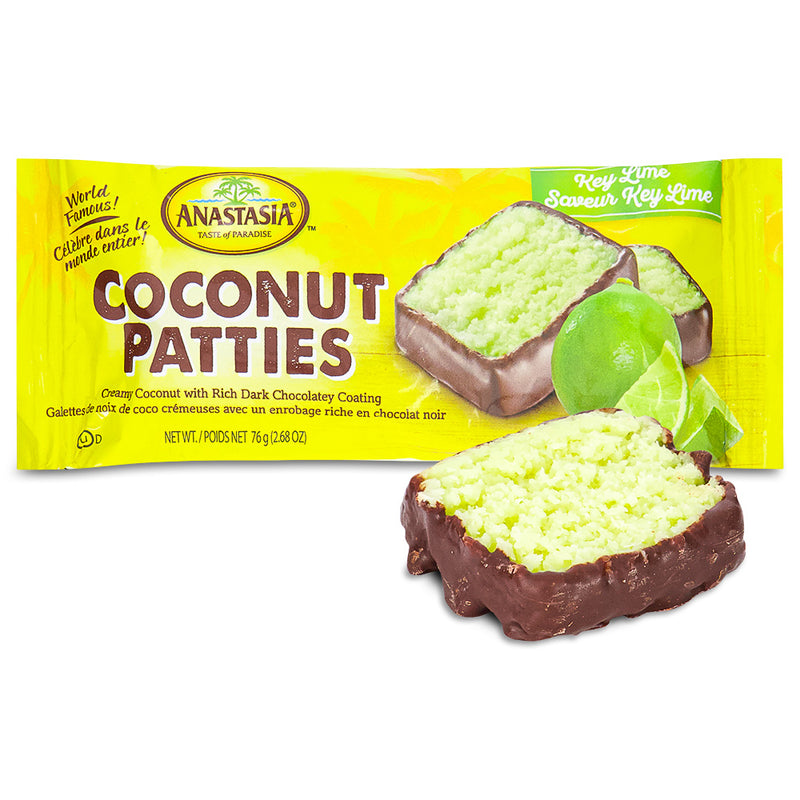 Anastasia Key Lime Coconut Patties 70g