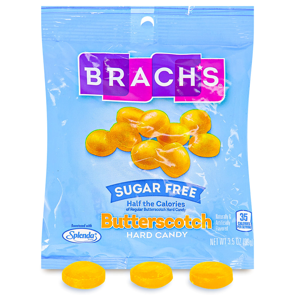 Sathers Brach's Butterscotch Discs Hard Candy 4-3/16 oz. (Pack of 12)