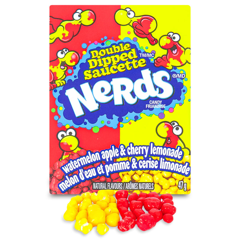 Nerds Candy Double Dipped Watermelon Apple & Cherry Lemonade 47g