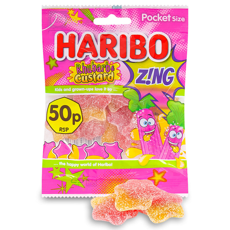 Haribo Rhubarb & Custard 70g