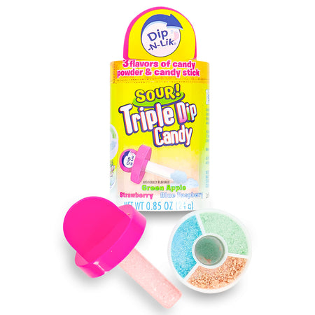 Dip-N-Lik Triple Dip Sour Candy .85oz