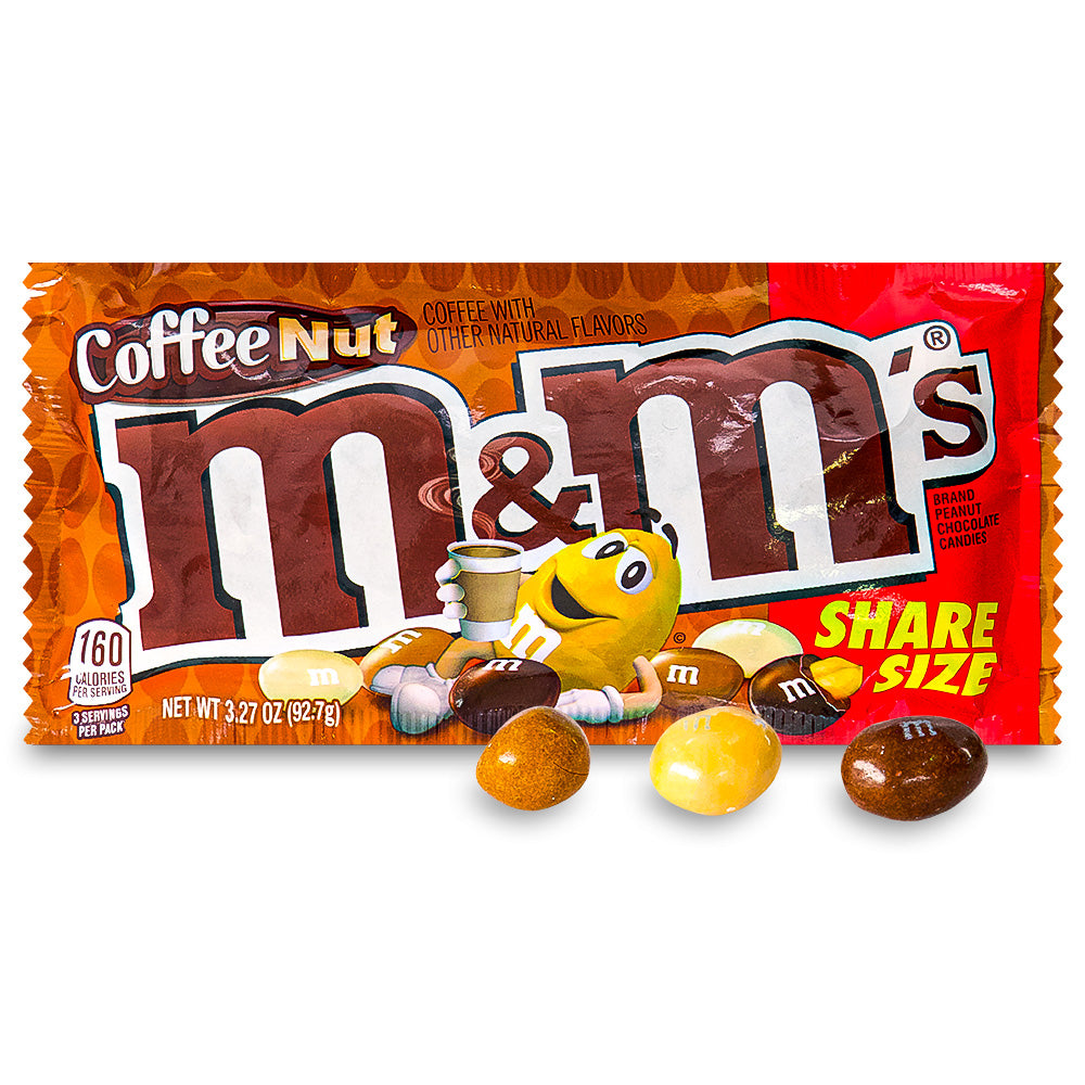 M&M'S Coffee Nut Chocolate Candy, 3.27-Ounce