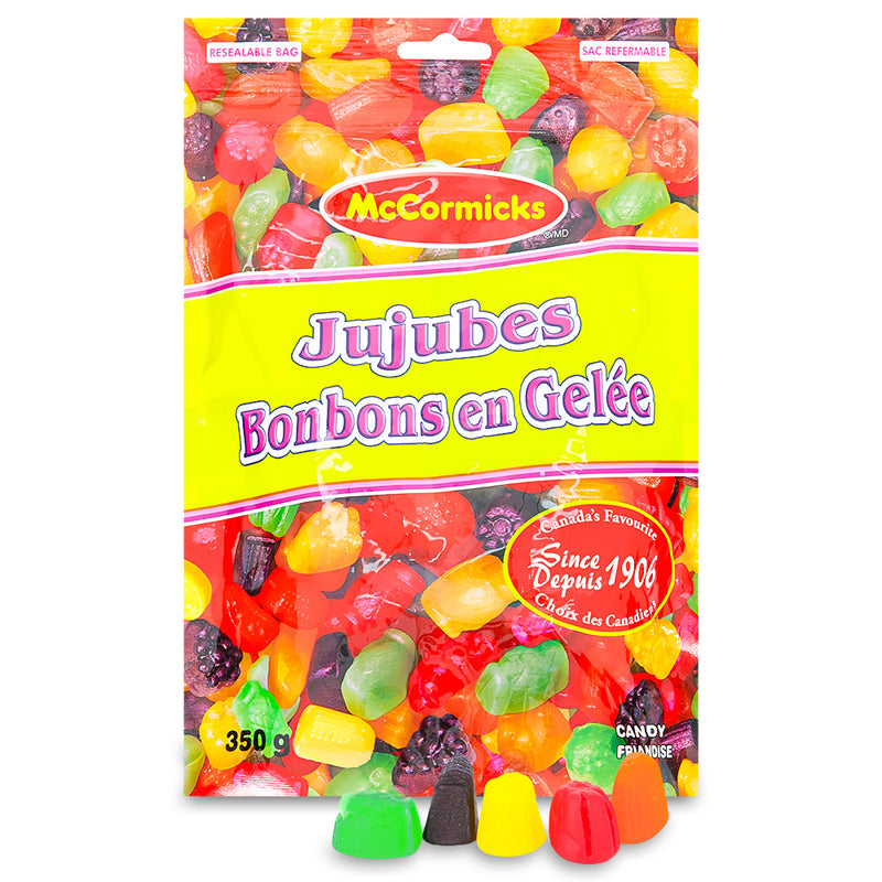 McCormick's Jujubes Peg Bag 350g