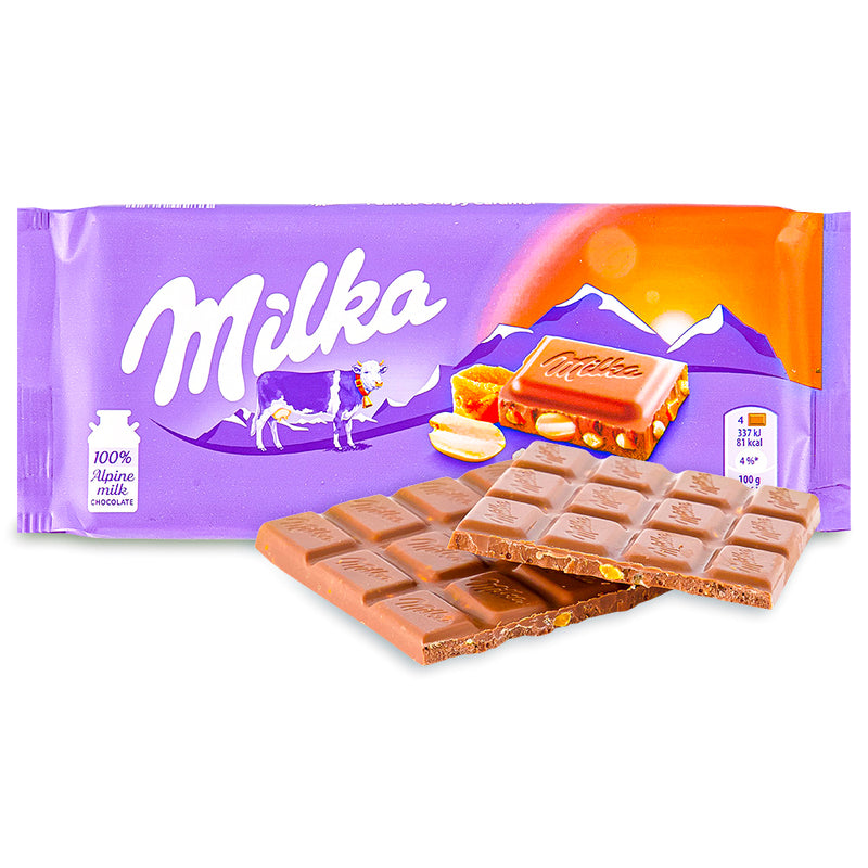 Milka Peanut Crispy Caramel 100g