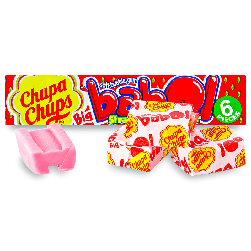 Chupa Chups Big Babol Bubble Gum Strawberry