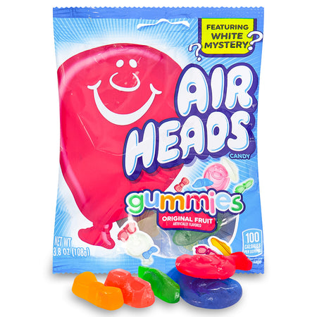 Airheads Gummies Original Fruit Gummy Candy 3.8 oz