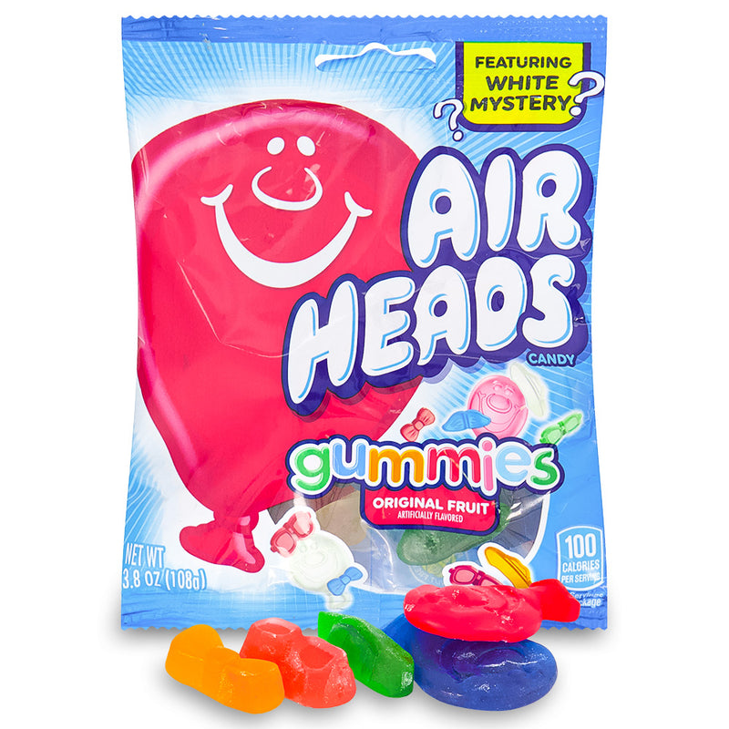 Airheads Gummies Original Fruit Gummy Candy 3.8 oz