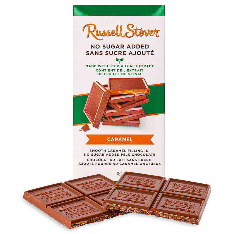 Russell Stover No Sugar Added Caramel Bar 85g