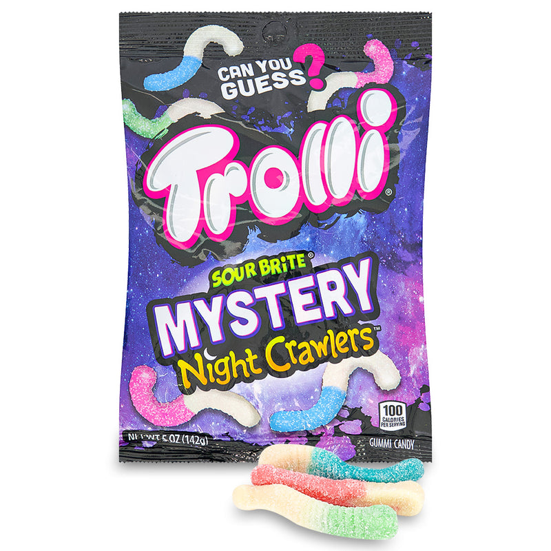 Trolli Sour Brite Mystery Night Crawlers 142g