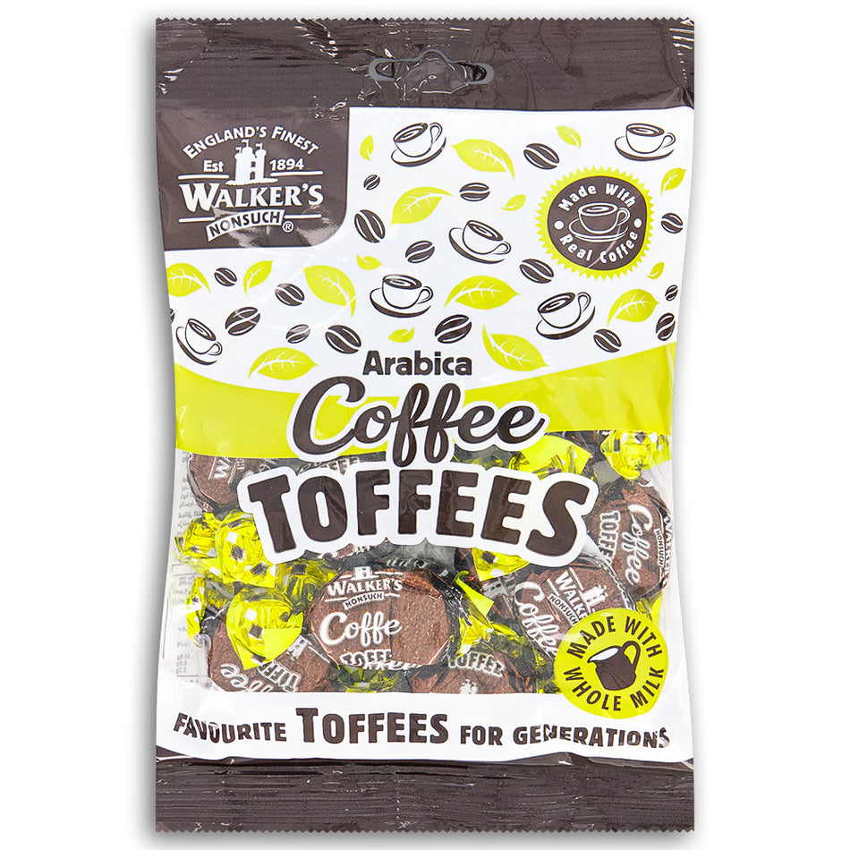 Walkers Arabica Coffee Toffee 150g Front