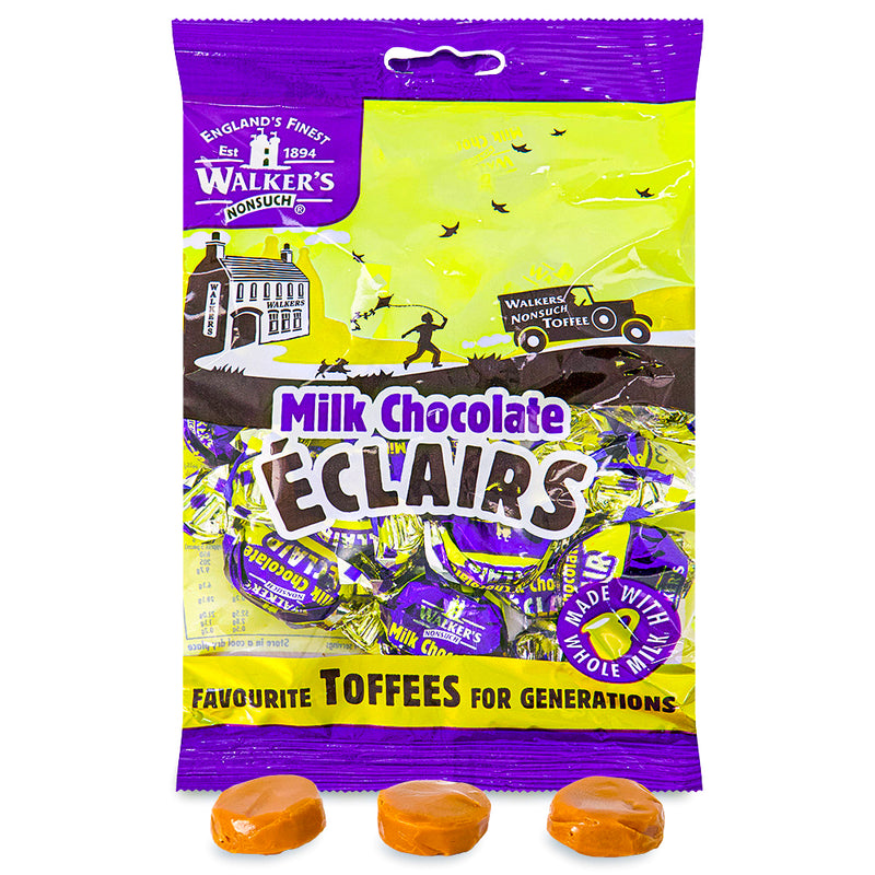 Walker's Chocolate Eclairs Toffees UK