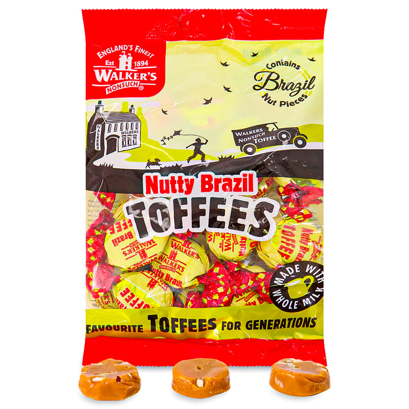 Walker's Nutty Brazil Toffees UK