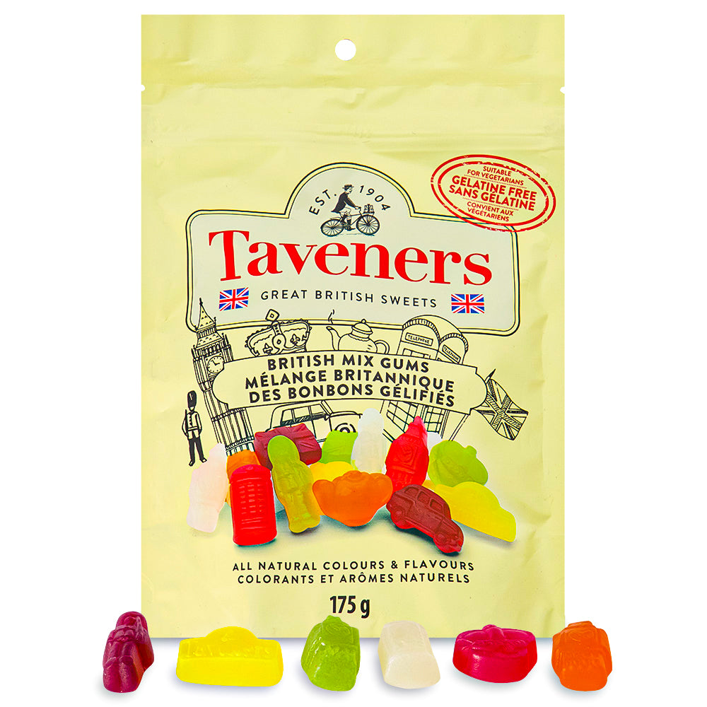 Taveners British Mix Gums British Candy Candy Funhouse CA