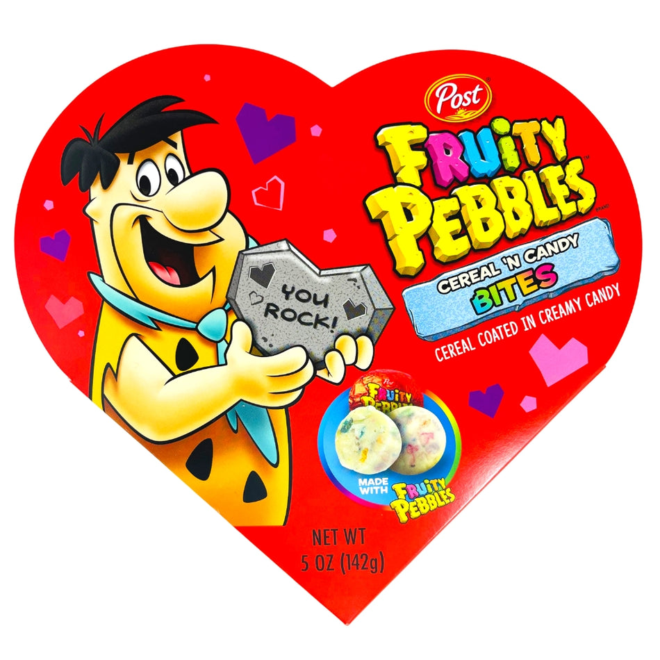 Valentines Day - Valentines Day Candy - Valentines Day Chocolate - Valentines Candy - Fruity Pebbles - Fruity Pebbles Candy - Flintstones Candy - Flintstones Chocolate
