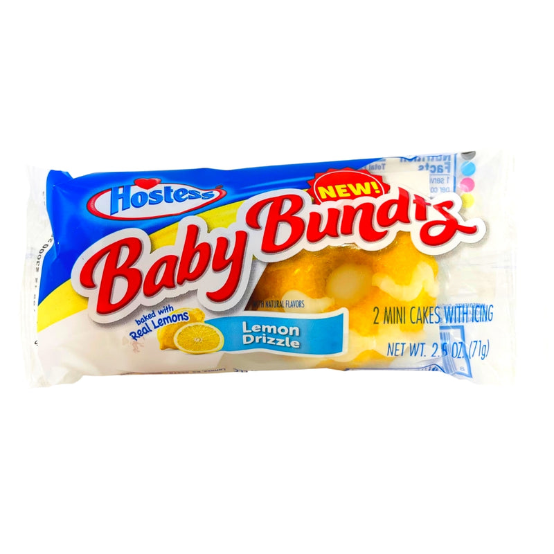 Hostess Lemon Baby Bundt Cake 71g - American Snacks