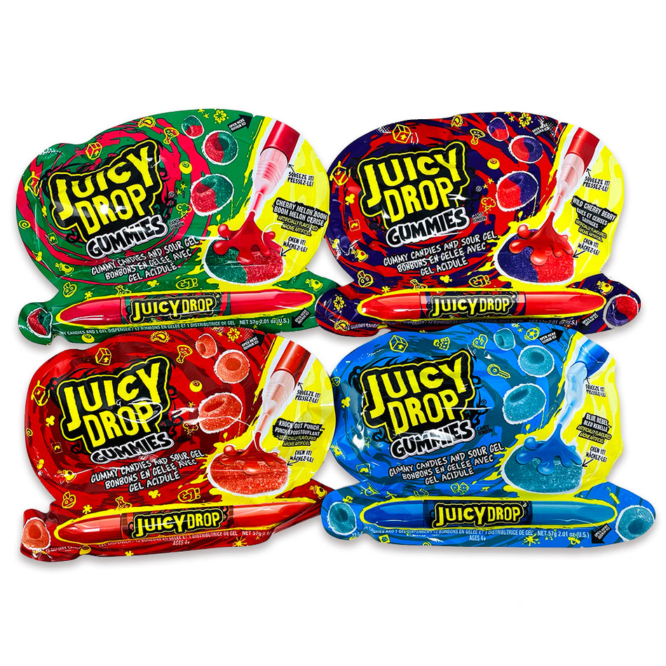Juicy Drop Gummies | Sour Gummy Candy | Candy Funhouse